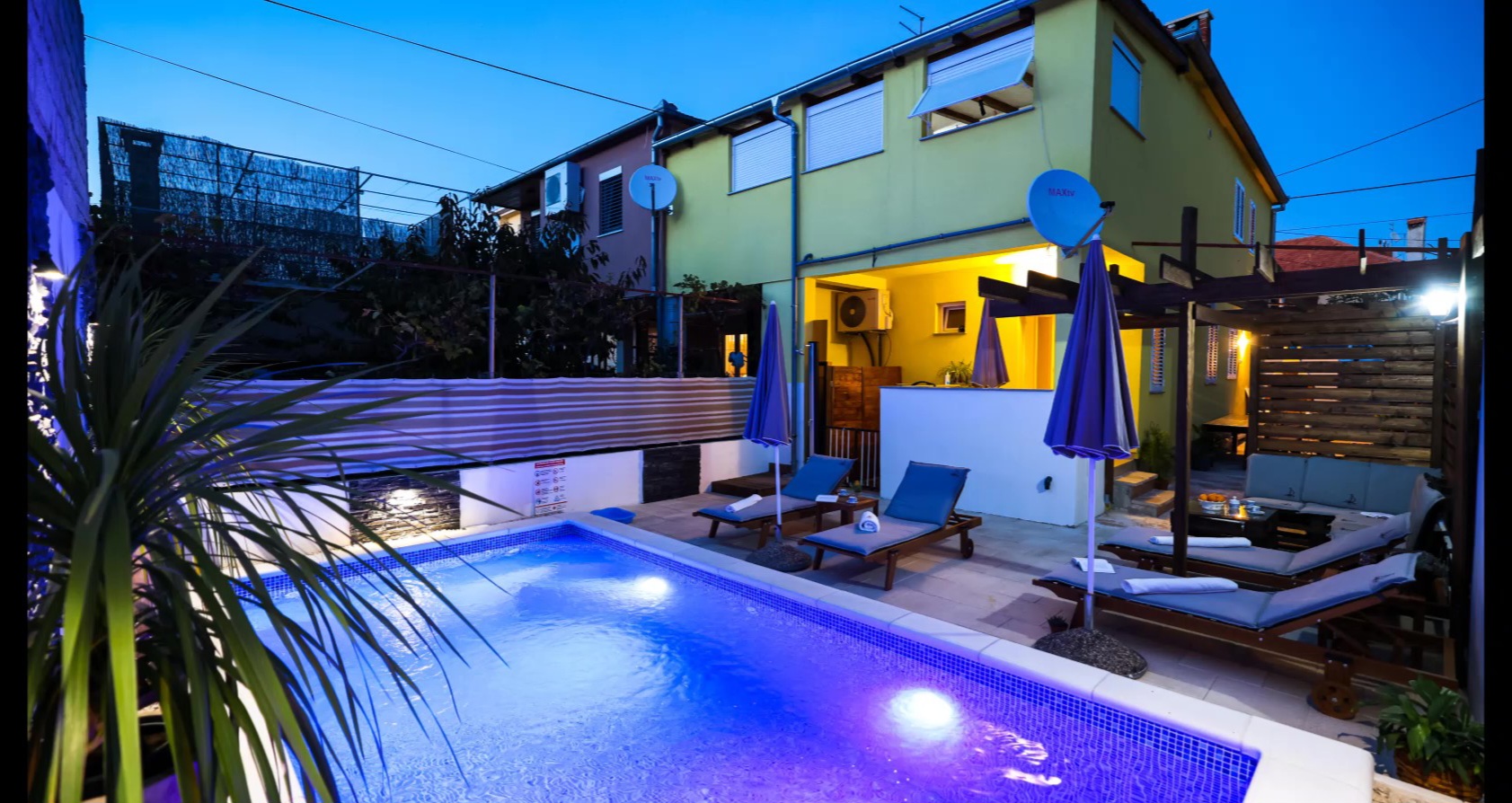 Apartment Rustica Zadar with exclusive access to a saltwater pool, Croatia –Ground Floor