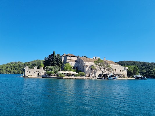 National park Mljet entrance and ticket stand